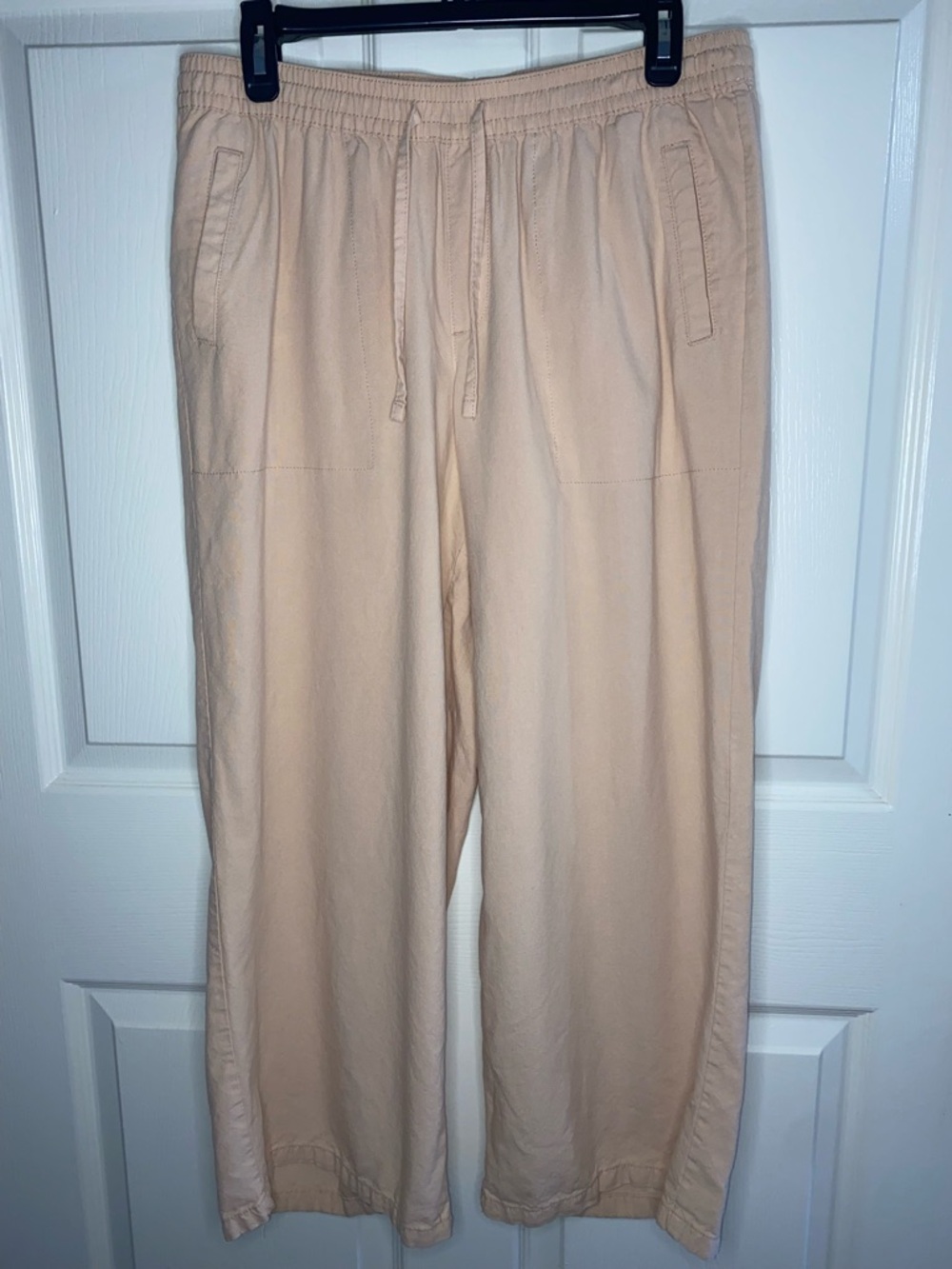 SERRA Women’s Linen Blend Lounge Pants – Size L